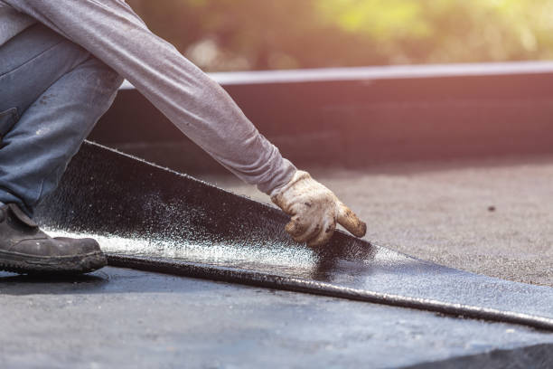Professional Basement Waterproofing technician working in Beachwood, OH